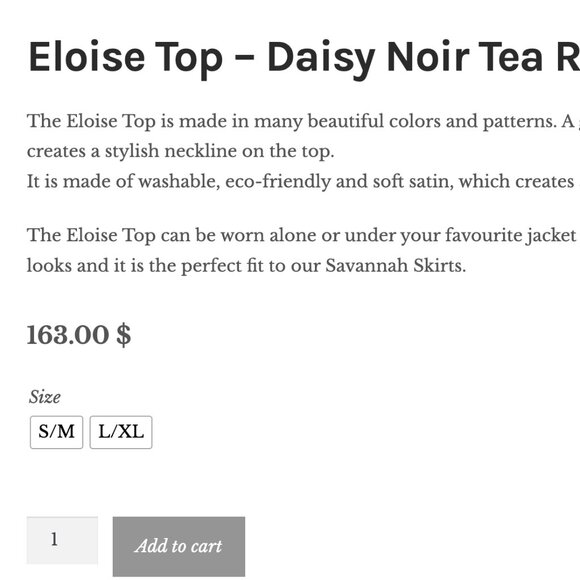 $$$$ Karmamia $$$$ !!! NWT!!! Eloise Blouse - Tea Rose Print - Picture 2 of 3